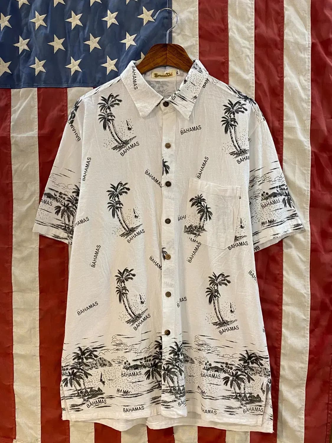 Hawaiian 1/2 Shirt (Man XL) B1704 상품이미지1