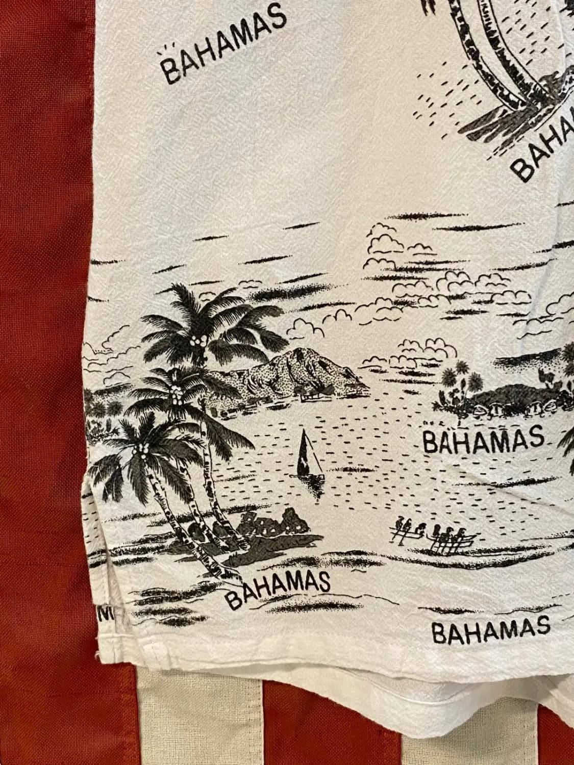 Hawaiian 1/2 Shirt (Man XL) B1704 상품이미지3