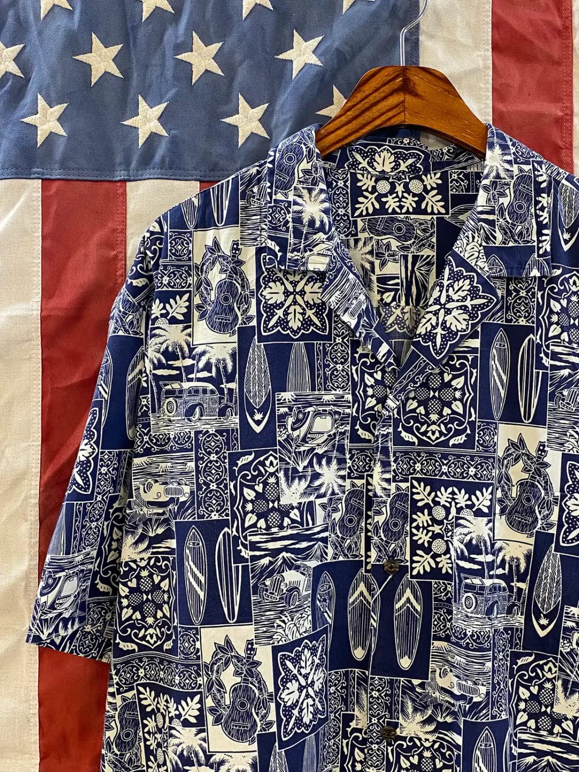 90's Hawaiian 1/2 Shirt (Man 2XL) B1701 상품이미지2