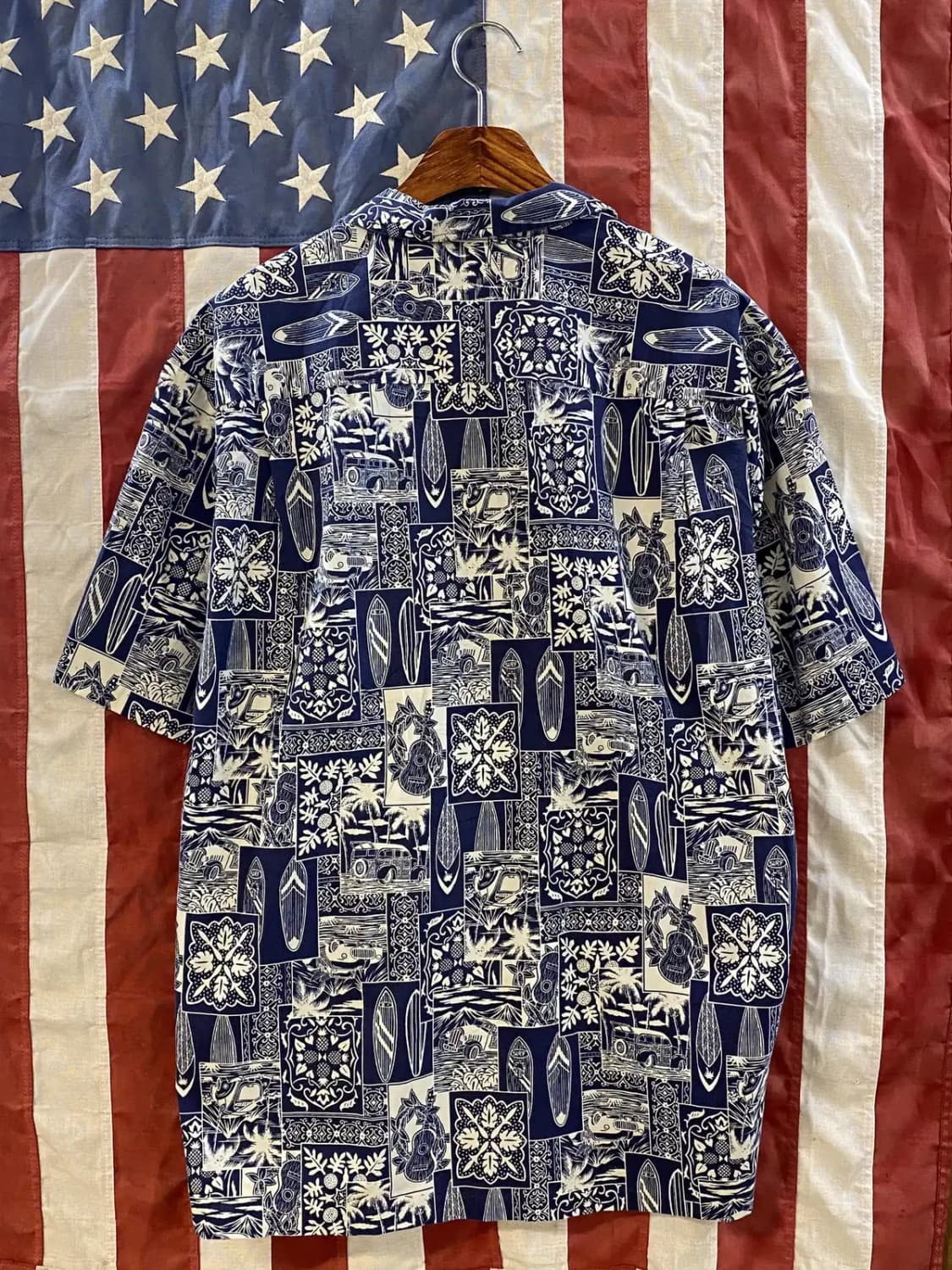 90's Hawaiian 1/2 Shirt (Man 2XL) B1701 상품이미지4