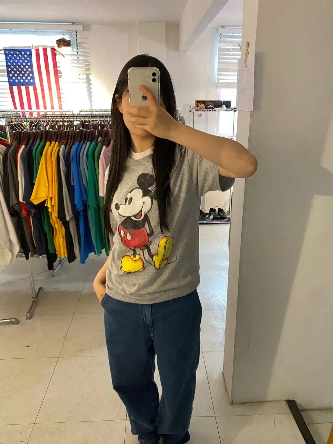 미키마우스 프린팅 반팔 티셔츠 (Man M) 13364 상품이미지1