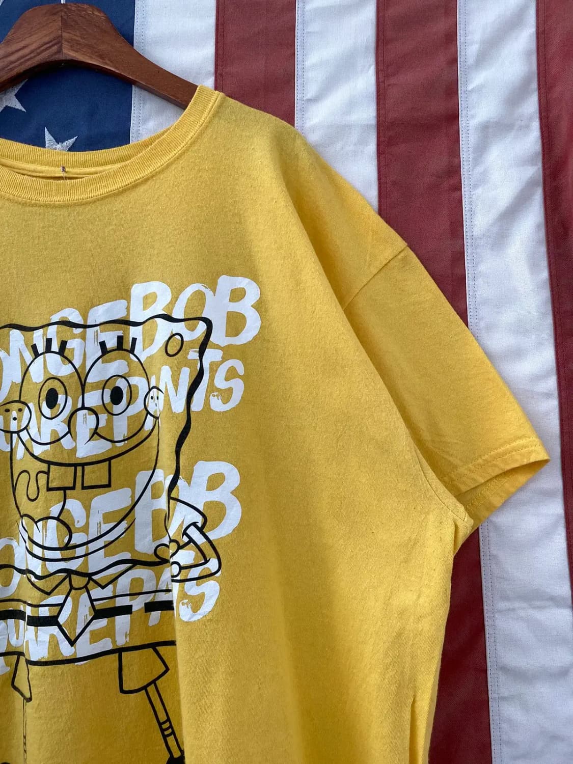 스폰지밥 반팔 티셔츠 (Man XL) 13360 상품이미지5