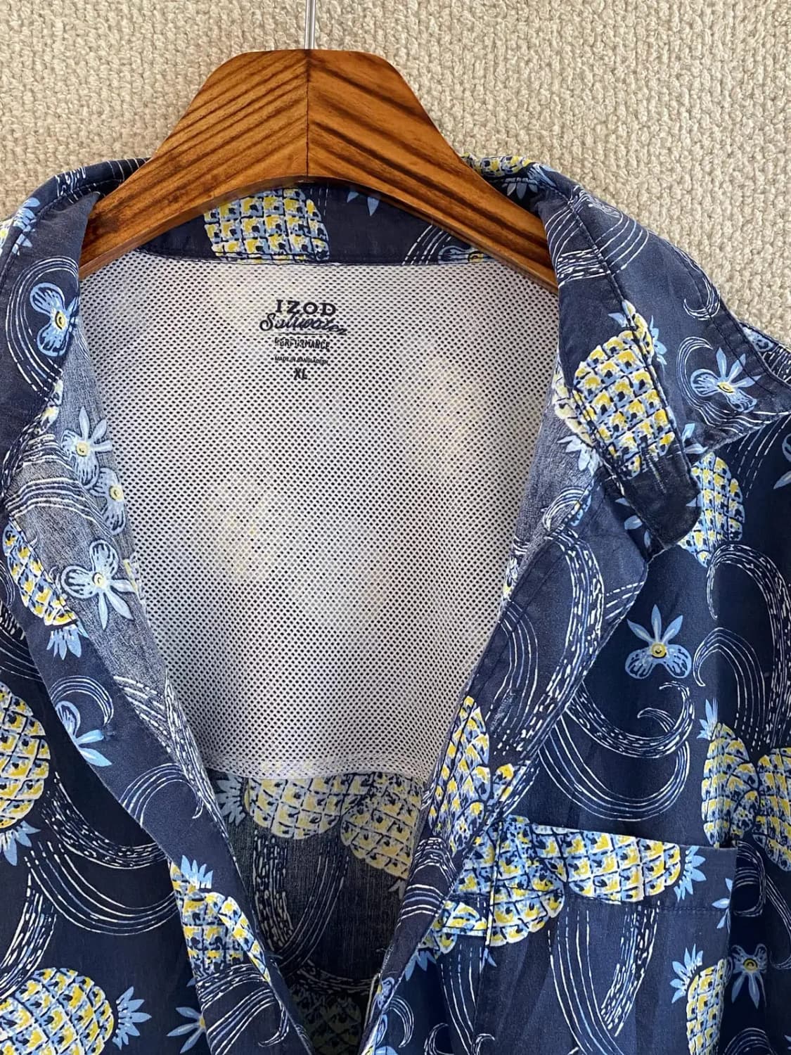 아이조드 하와이안 셔츠 (Man 2XL) B1733 상품이미지6