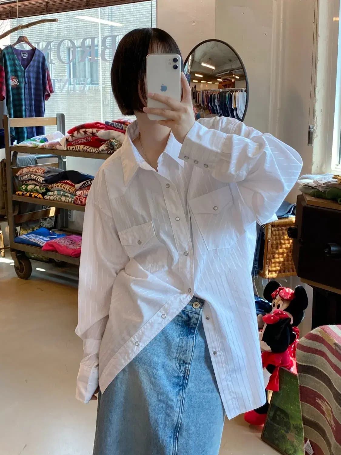 랭글러 스트라이프 셔츠 (Man 2XL) B1730 상품이미지1