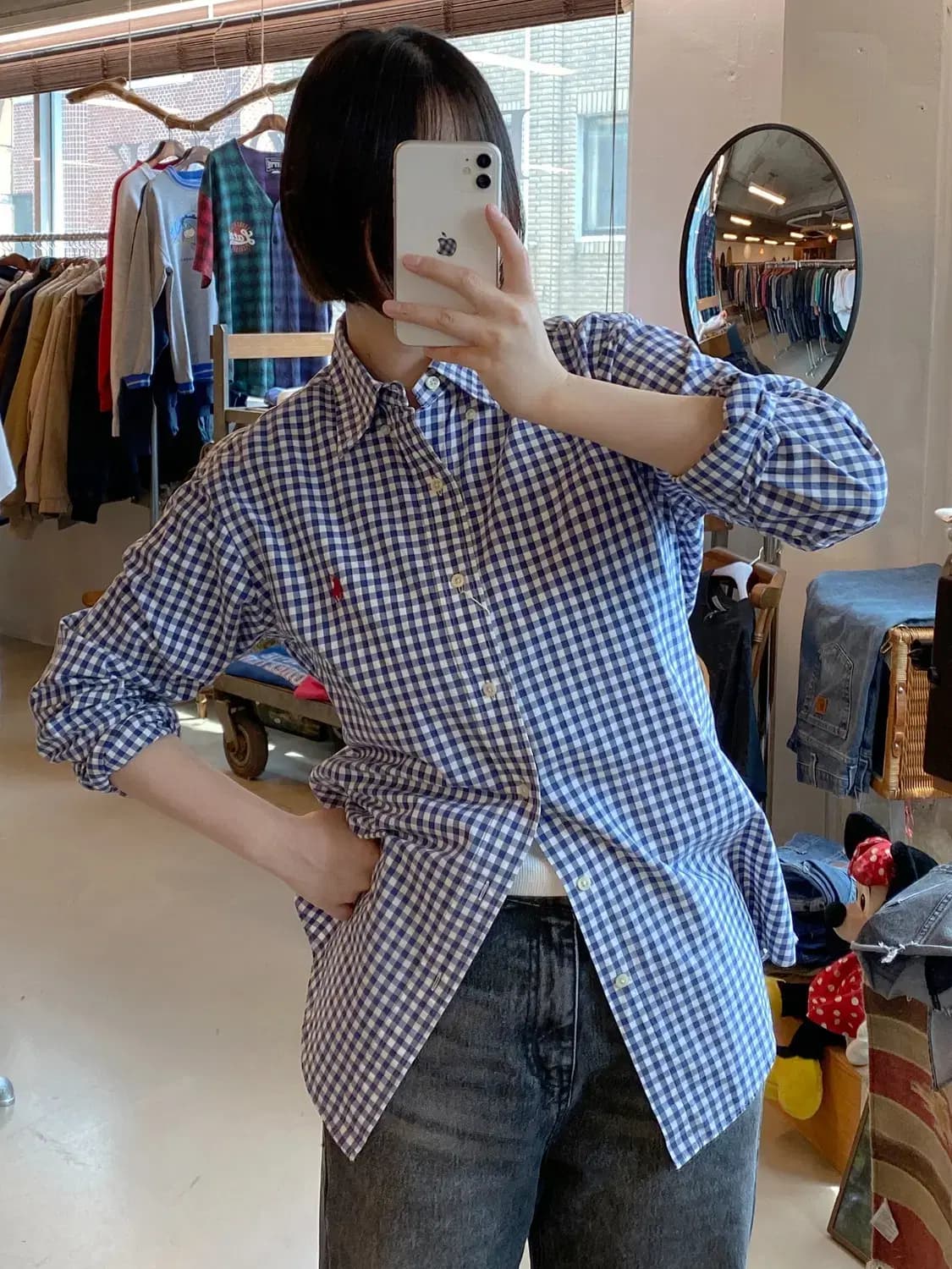 폴로 랄프로렌 체크 셔츠 (Man S) B1752 상품이미지1