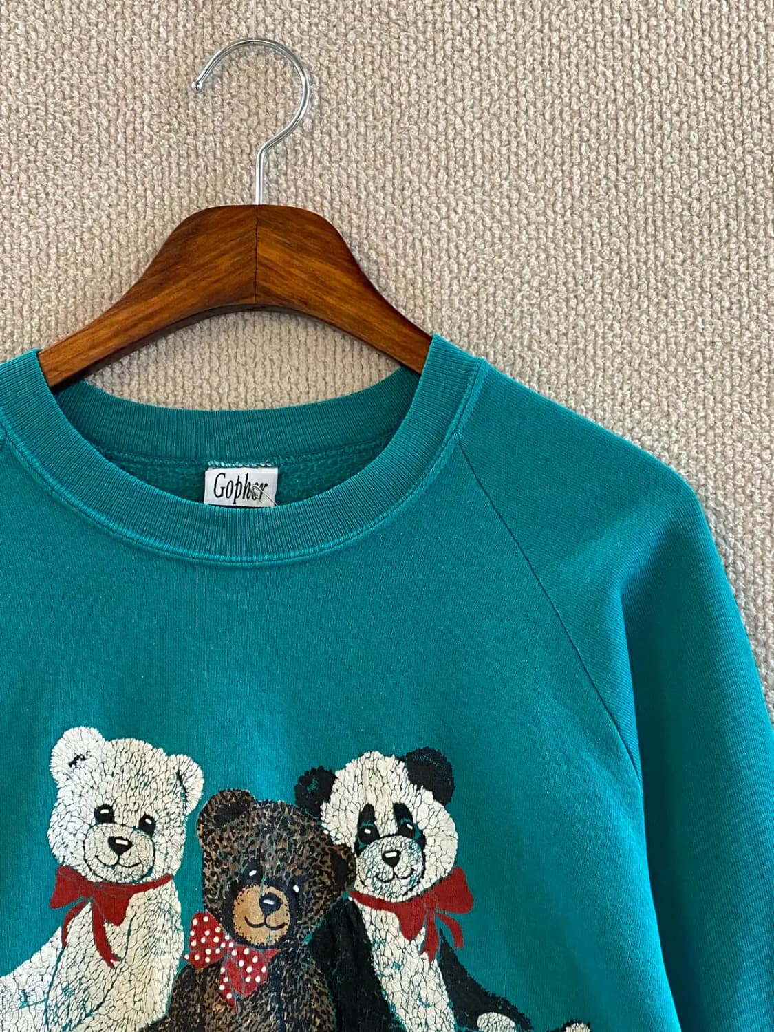 빈티지 프린팅 기모 스웻셔츠 (Woman XL) B1749 상품이미지3