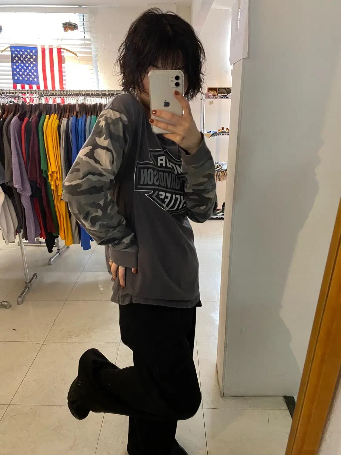 할리데이비슨 긴팔 티셔츠 (Man M) 13406 상품이미지1