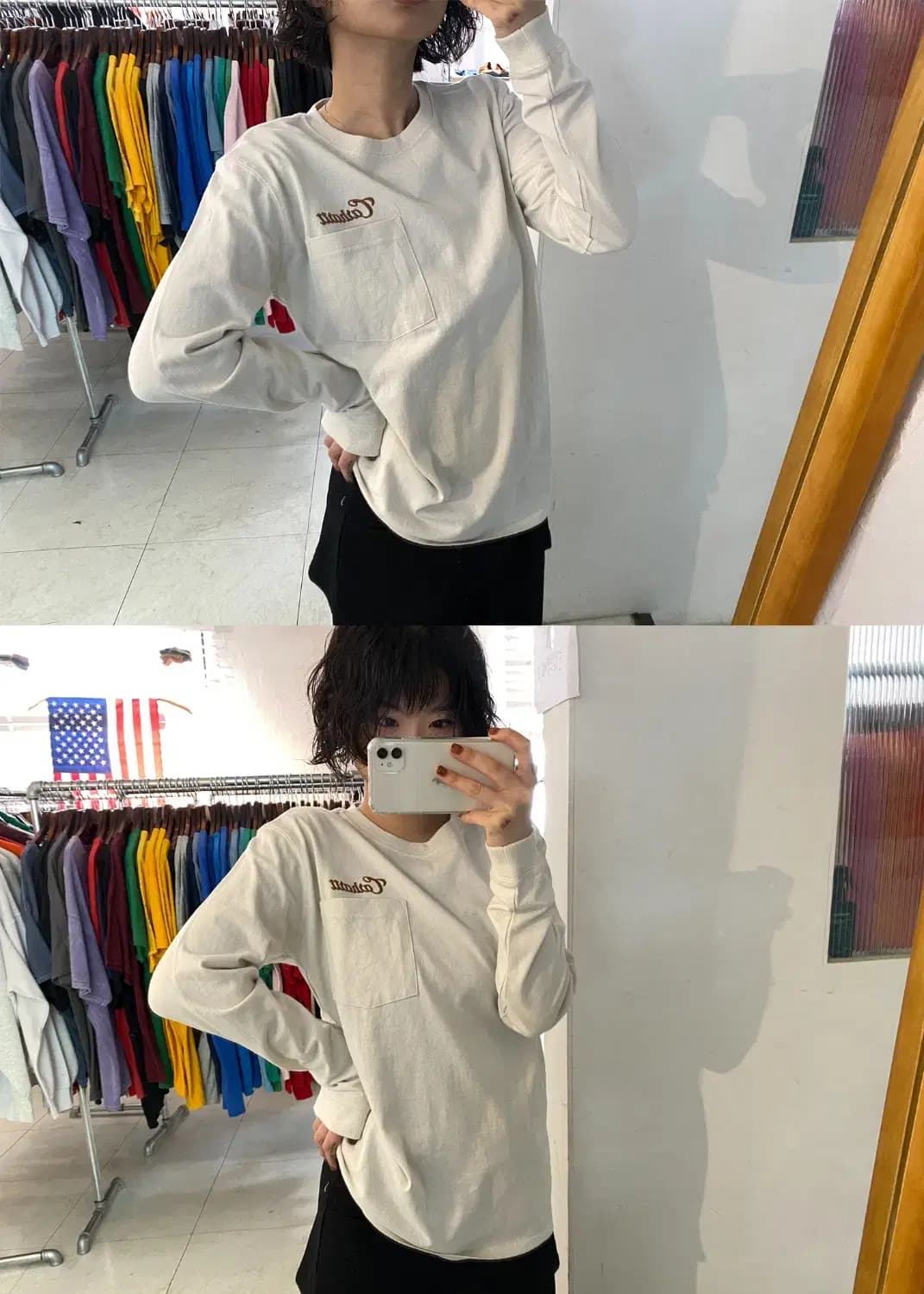 칼하트 긴팔 티셔츠 (Man S) 13405 상품이미지1