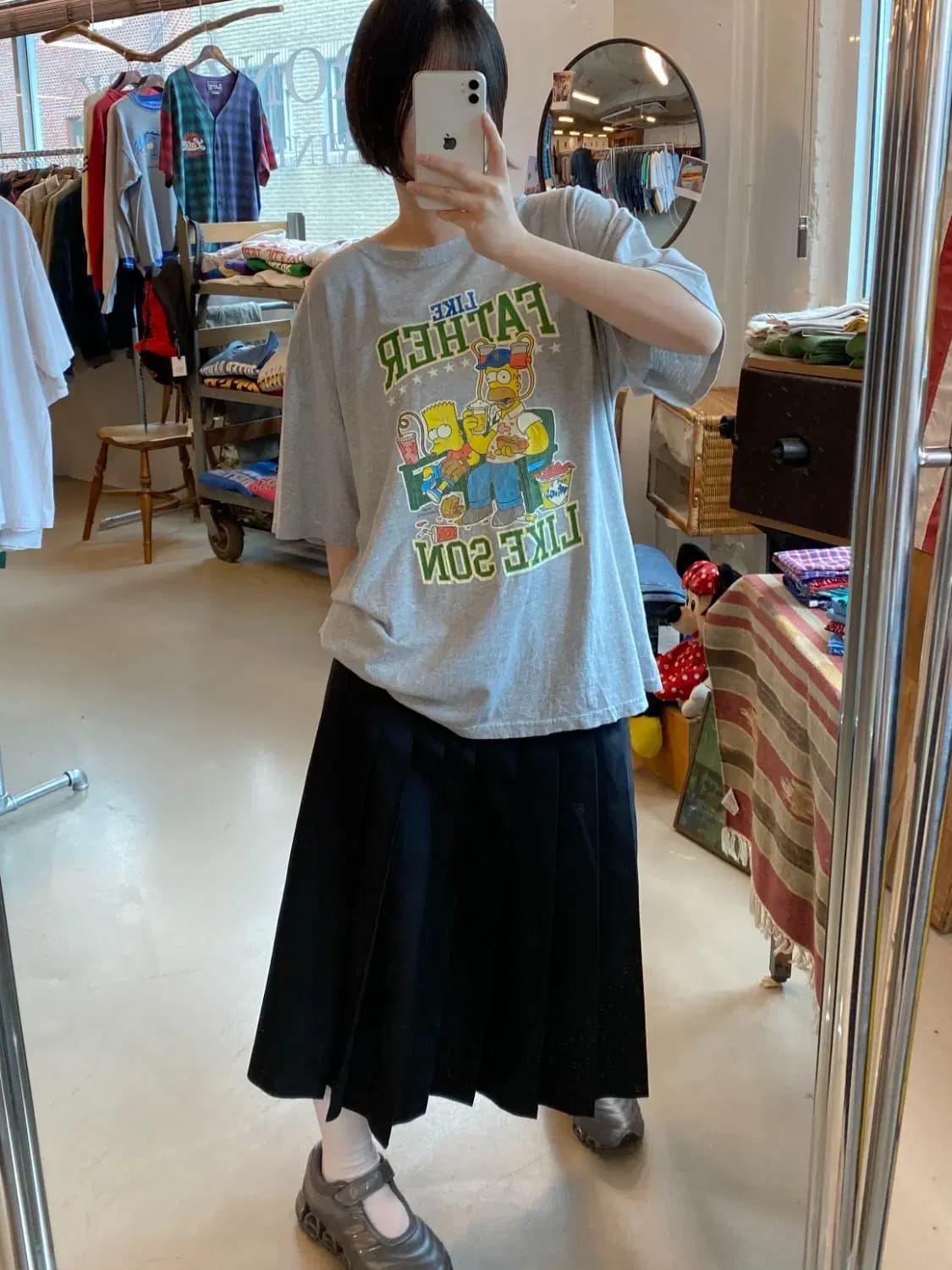 길단 심슨 프린팅 1/2 티셔츠 (Man XL) B1798 상품이미지1