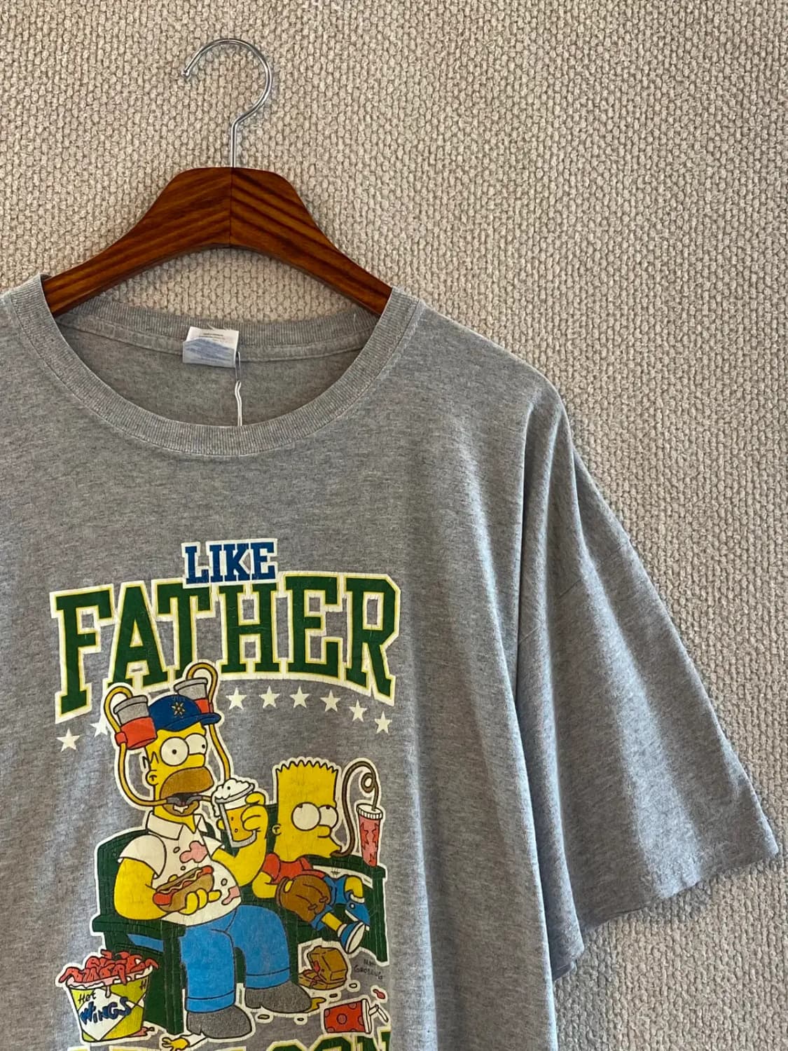 길단 심슨 프린팅 1/2 티셔츠 (Man XL) B1798 상품이미지4