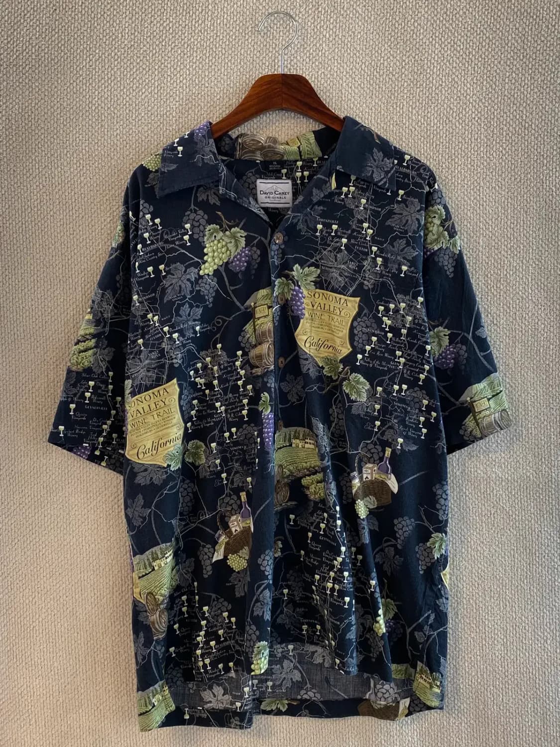 데이비드 캐리 하와이안 셔츠 (Man 2XL) B1795 상품이미지3