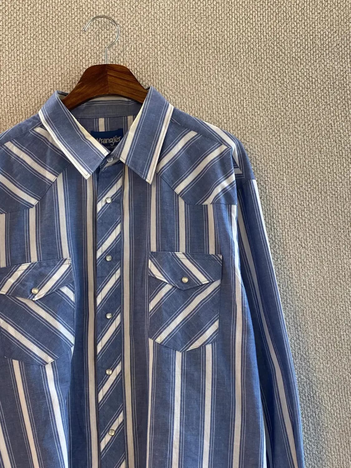 랭글러 스트라이프 셔츠 (Man 2XL) B1807 상품이미지4