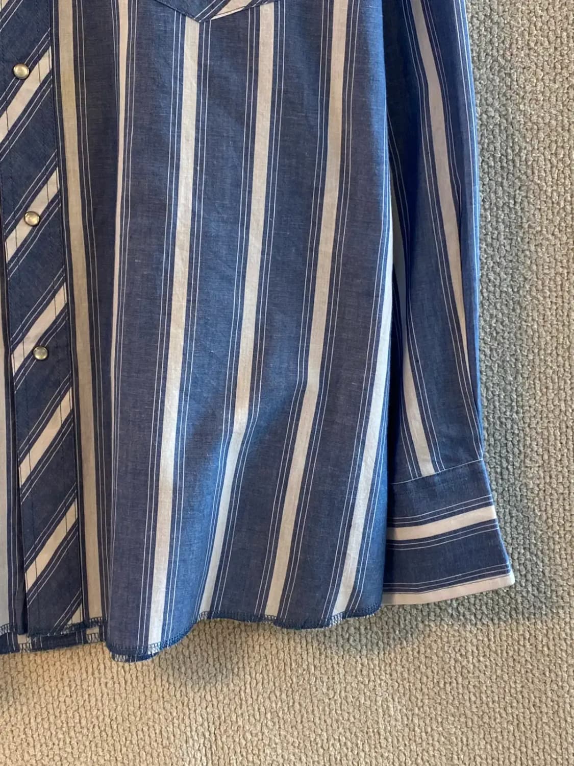 랭글러 스트라이프 셔츠 (Man 2XL) B1807 상품이미지5