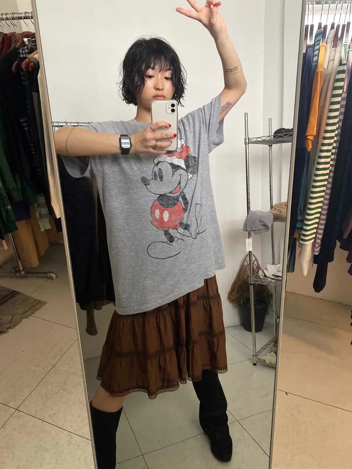 디즈니 미키 반팔 티셔츠 (Man 2XL) 13479 상품이미지1