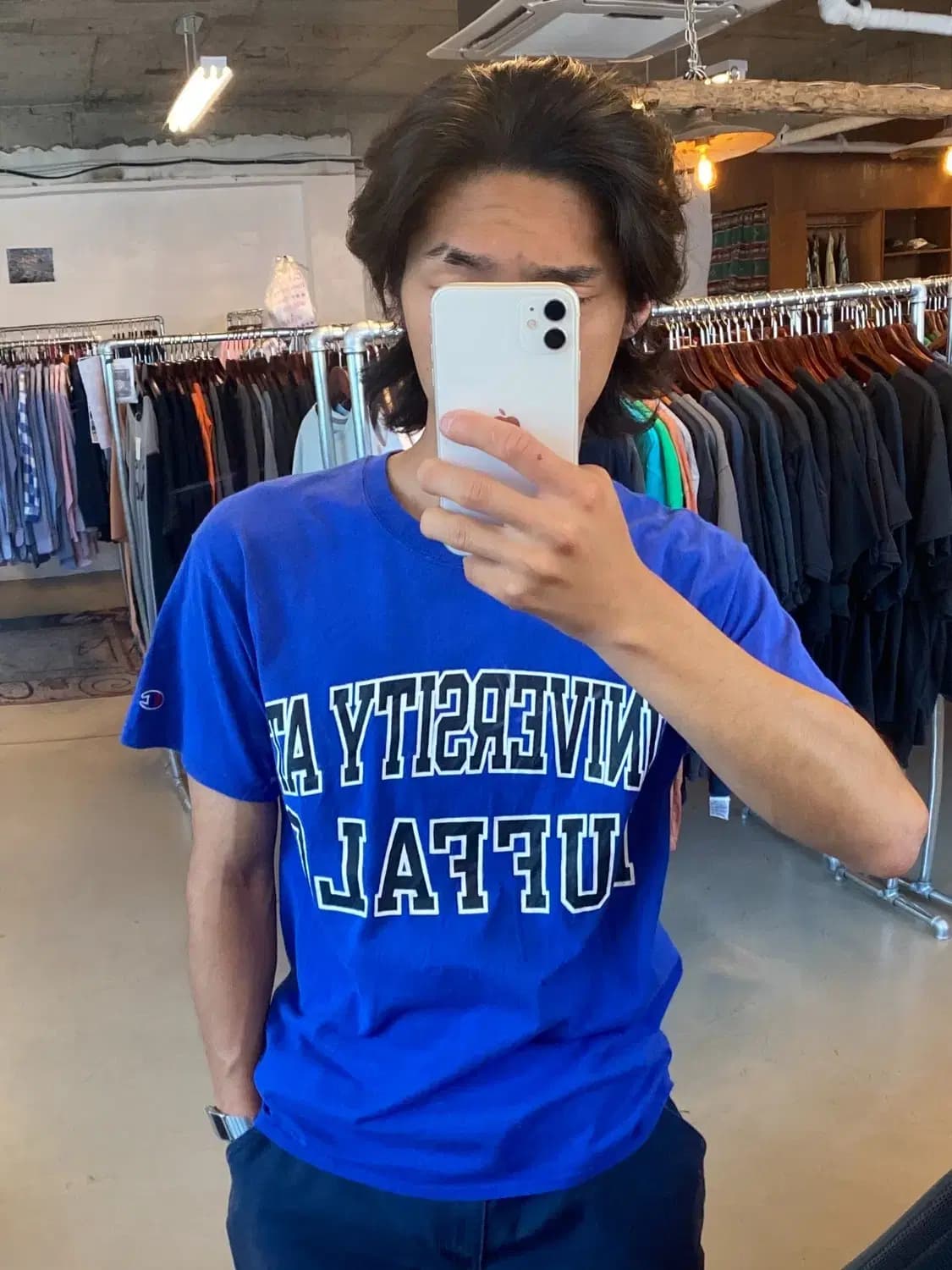 챔피온 1/2 티셔츠 (Man M) B1848 상품이미지1