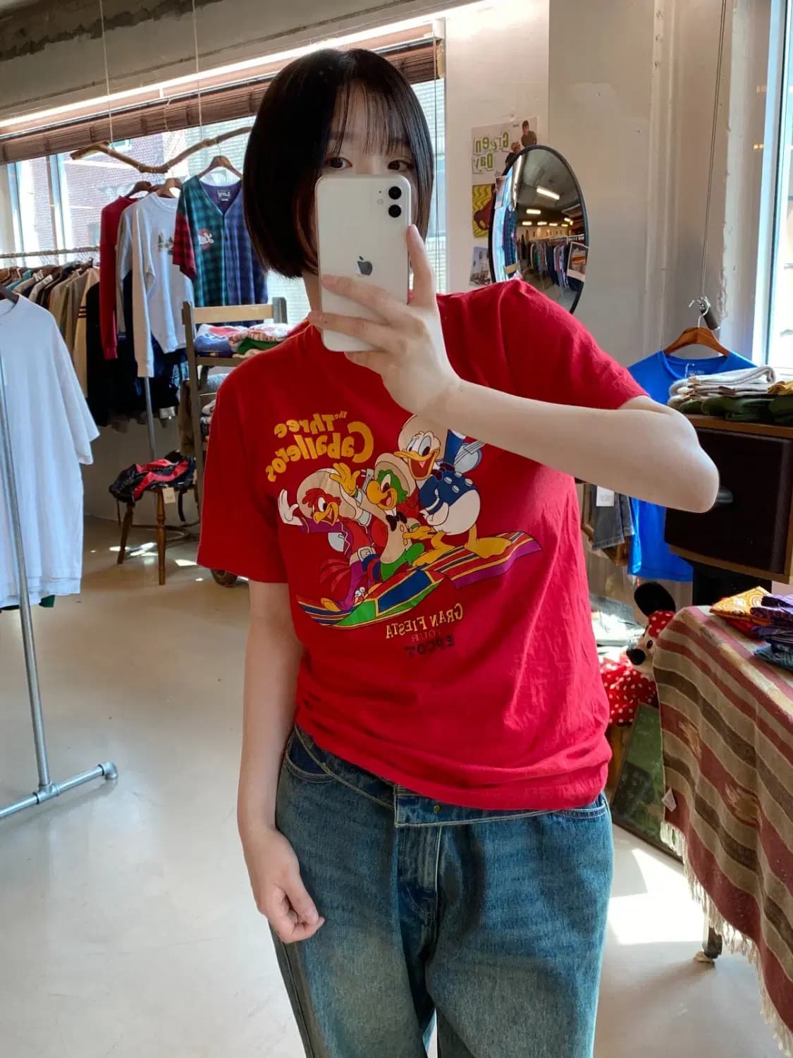 디즈니 1/2 티셔츠 (Man S) B1856 상품이미지1