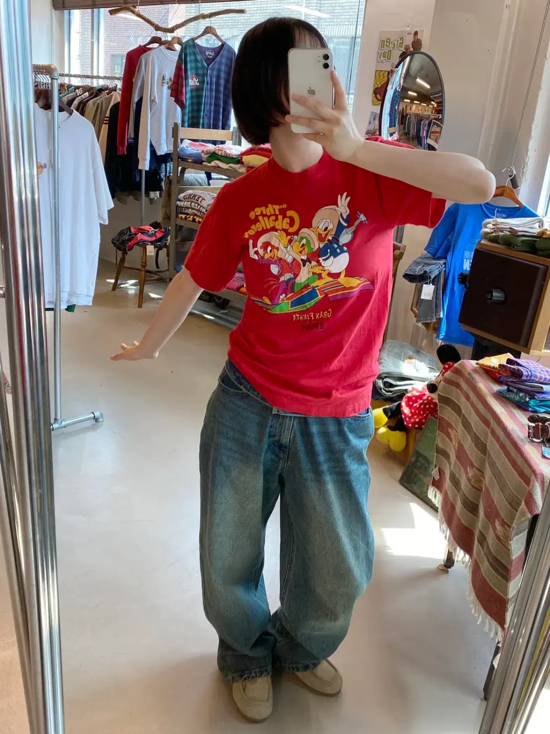 디즈니 1/2 티셔츠 (Man S) B1856 상품이미지2