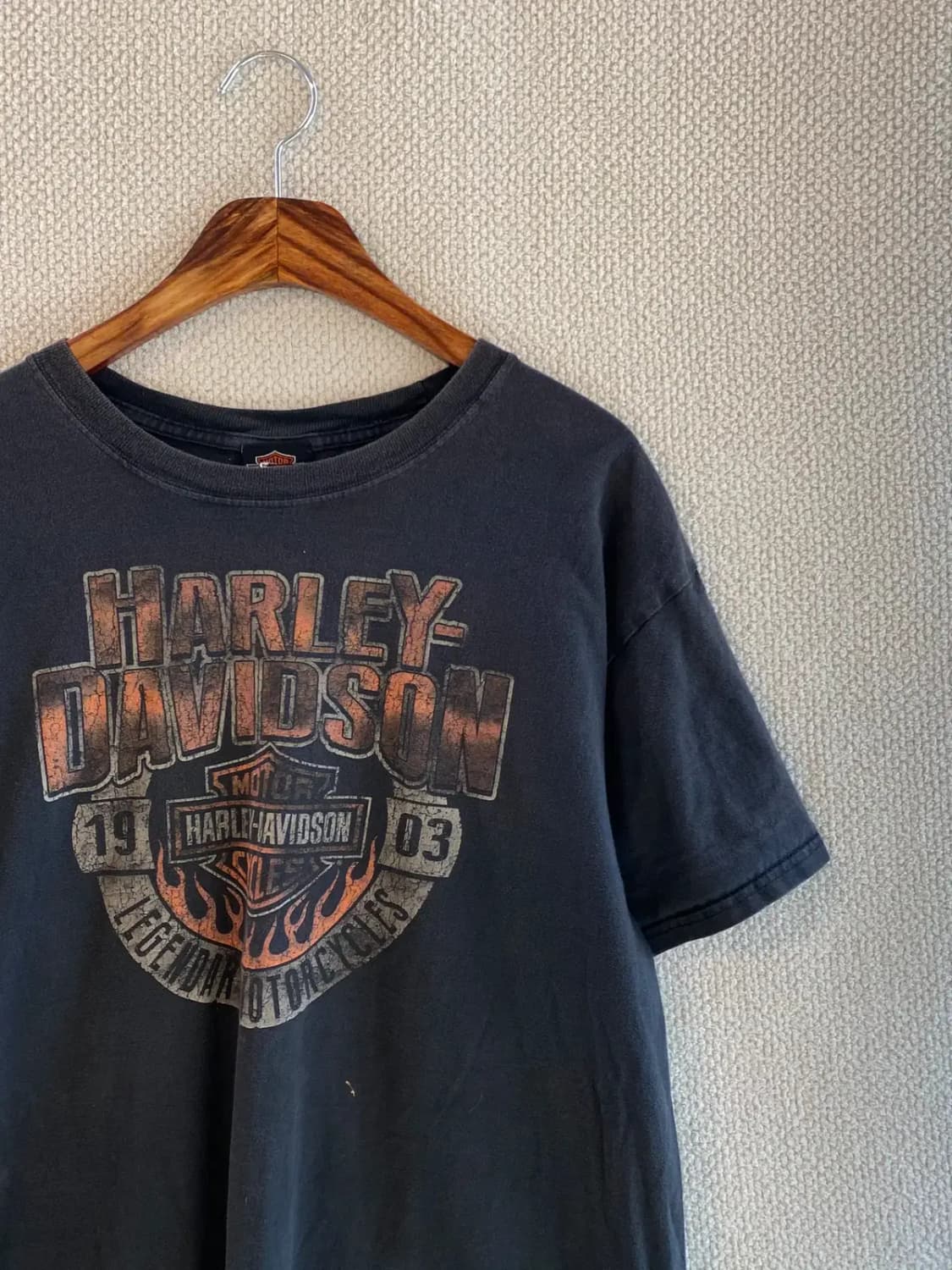 할리데이비슨 반팔 티셔츠 Made in USA (Man M) B1849 상품이미지4