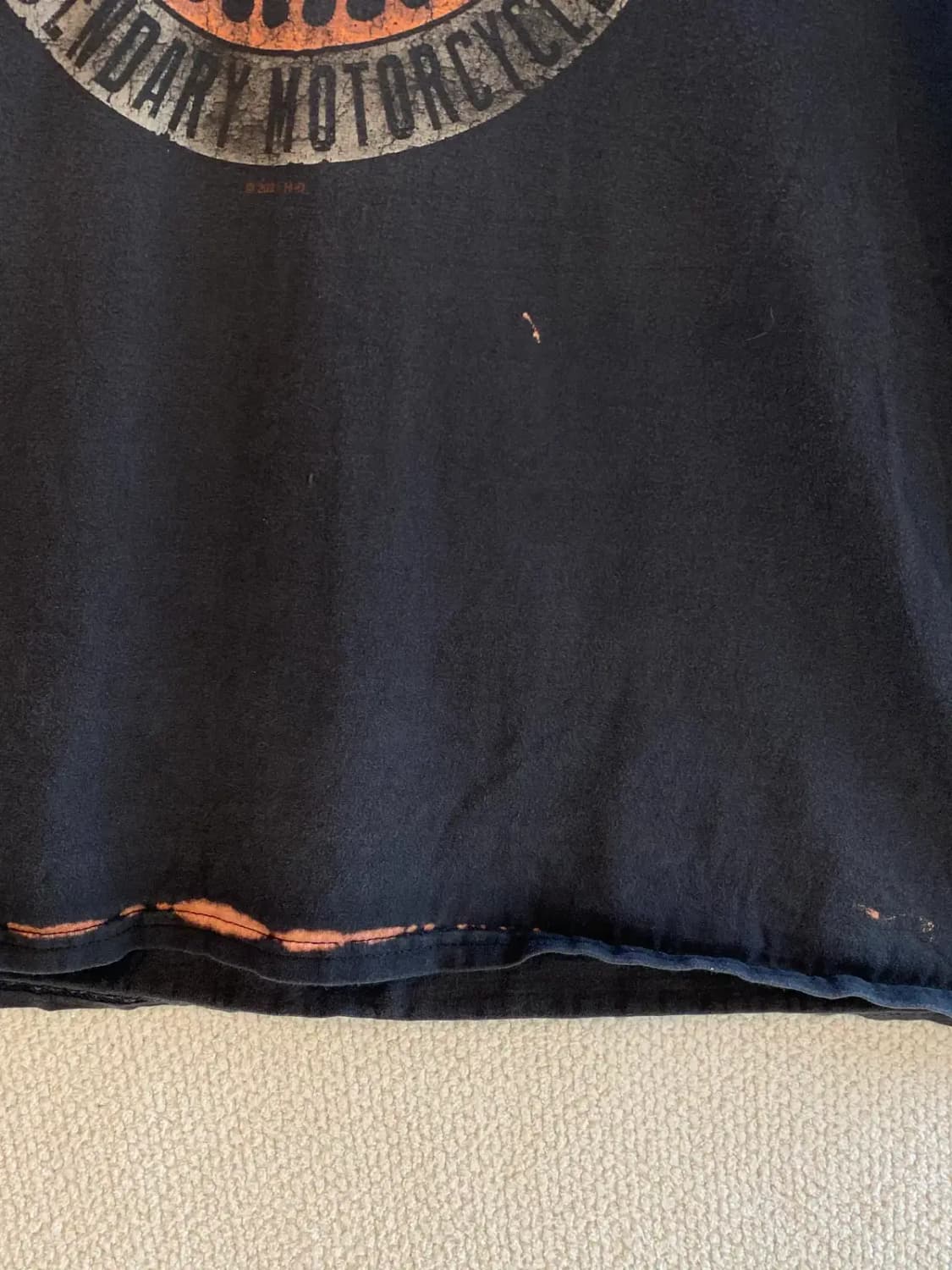 할리데이비슨 반팔 티셔츠 Made in USA (Man M) B1849 상품이미지8