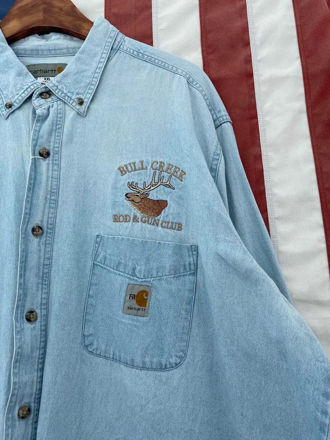 칼하트 데님 셔츠 (Man 2XL) 13552 상품이미지5