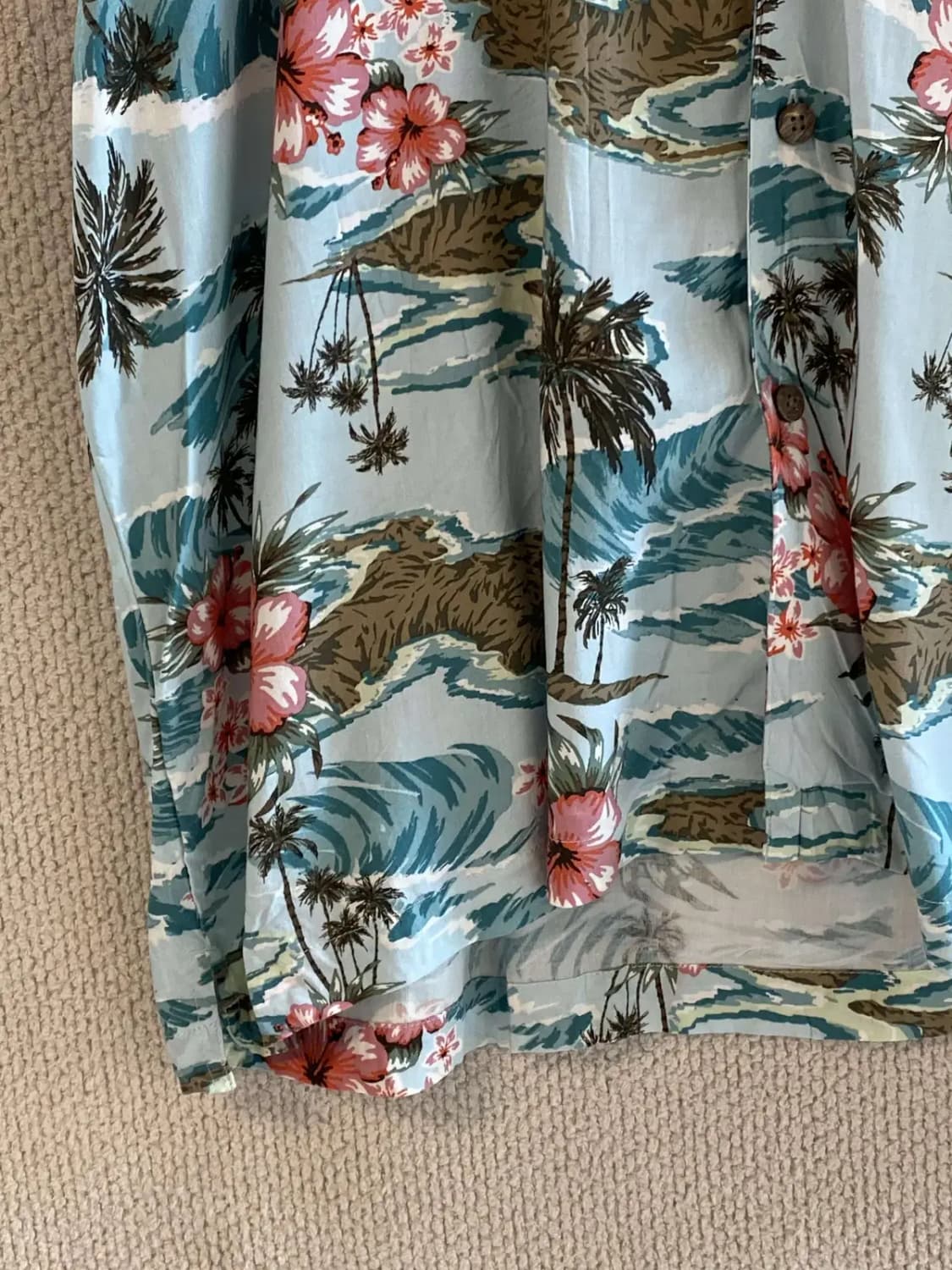 조지 하와이안 1/2 셔츠 (Man 2XL) B1867 상품이미지5