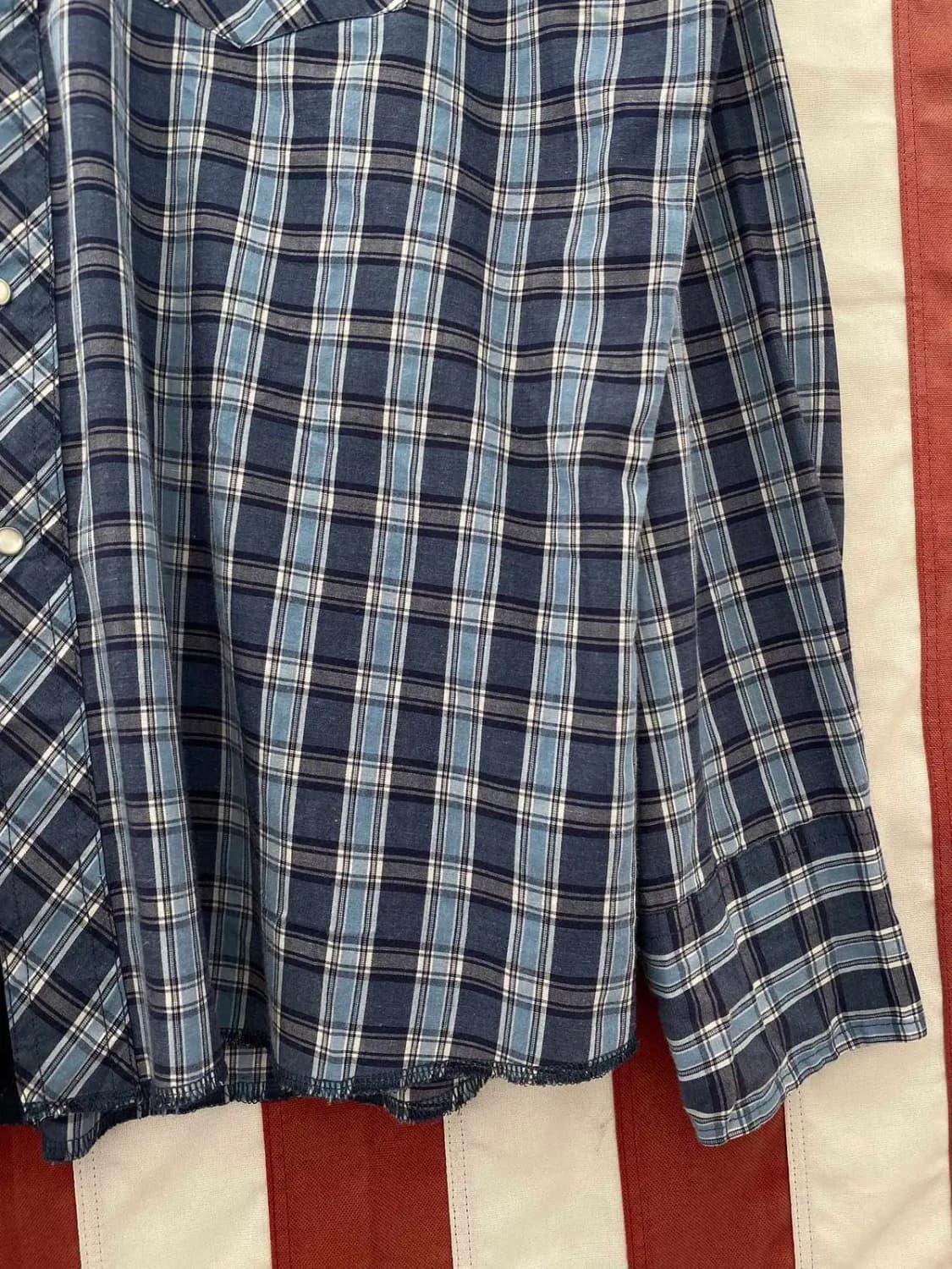 러슬러 체크 셔츠 (Man XL) 13558 상품이미지6