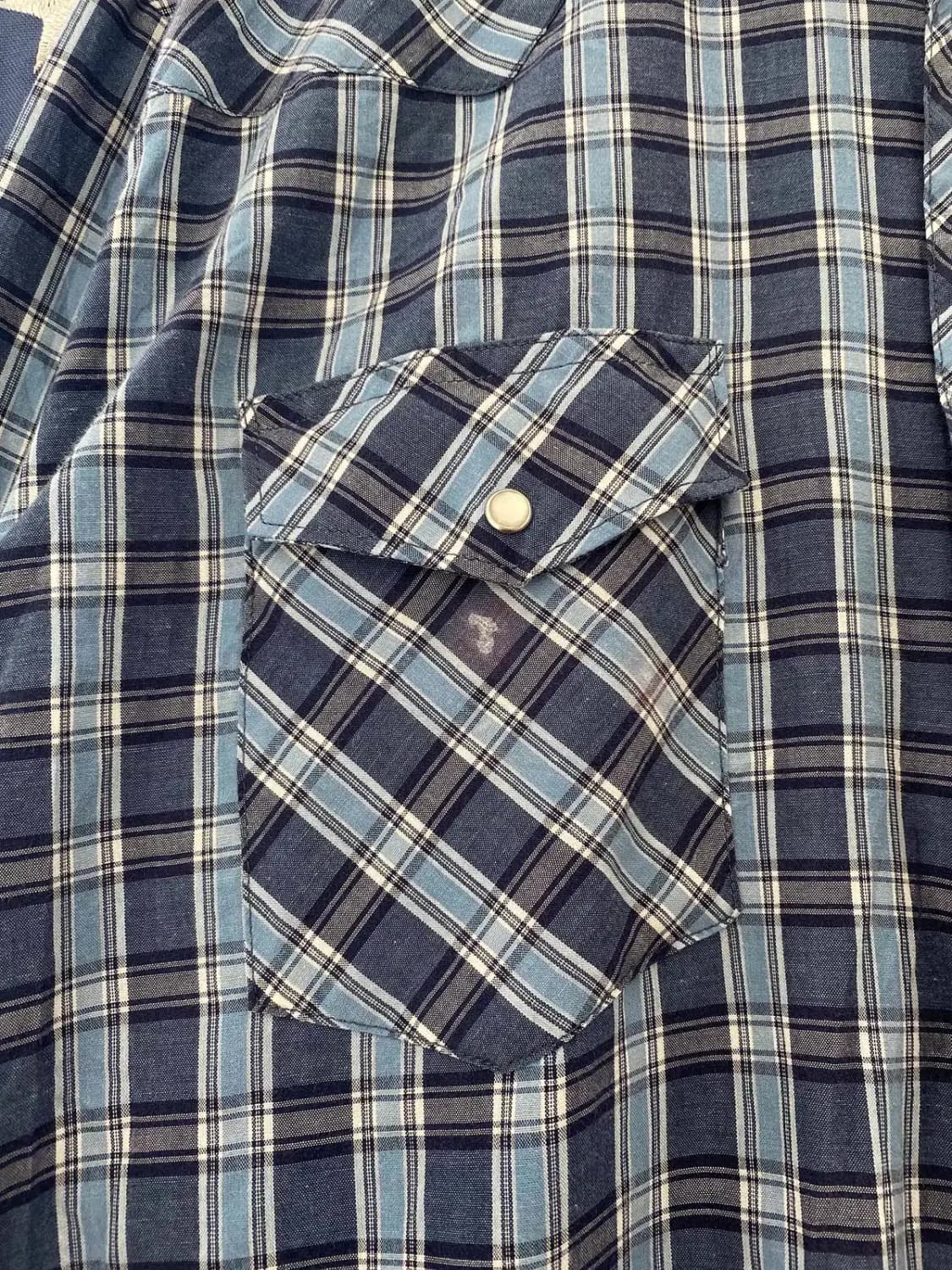 러슬러 체크 셔츠 (Man XL) 13558 상품이미지7