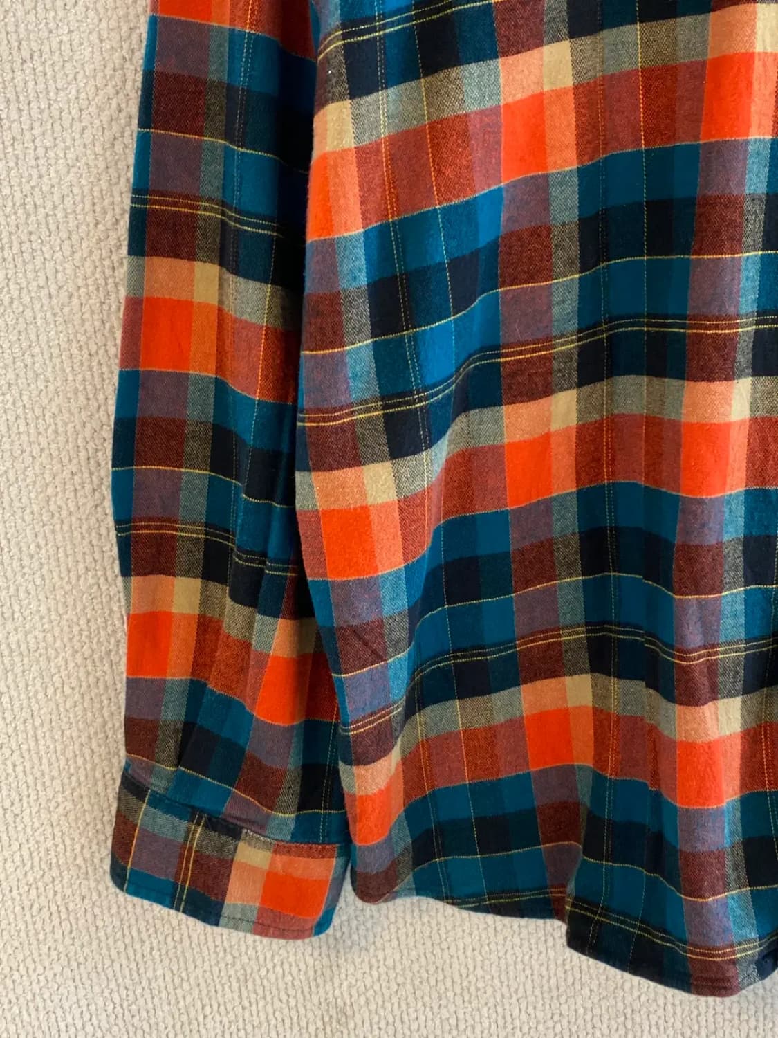 칼하트 체크셔츠 (Man 2XL) B1886 상품이미지5