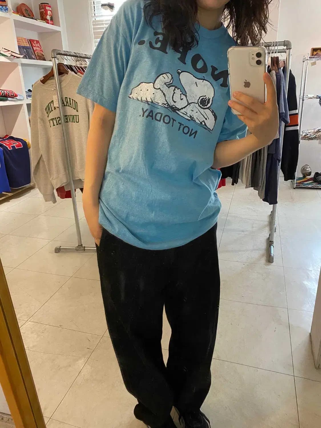 피너츠 스누피 반팔 티셔츠 (Man L) 13613 상품이미지1