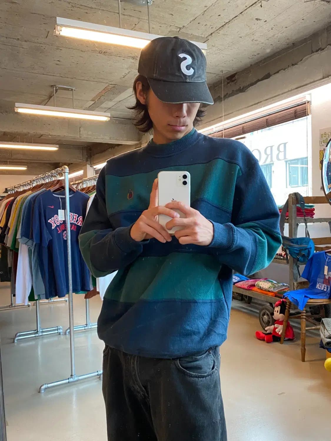 Bugle Boy Company 빈티지 1/2 티셔츠 (Man M) B1 상품이미지1