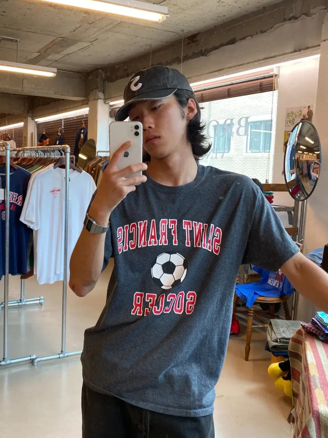 챔피온 1/2 티셔츠 (Man L) B1922 상품이미지1