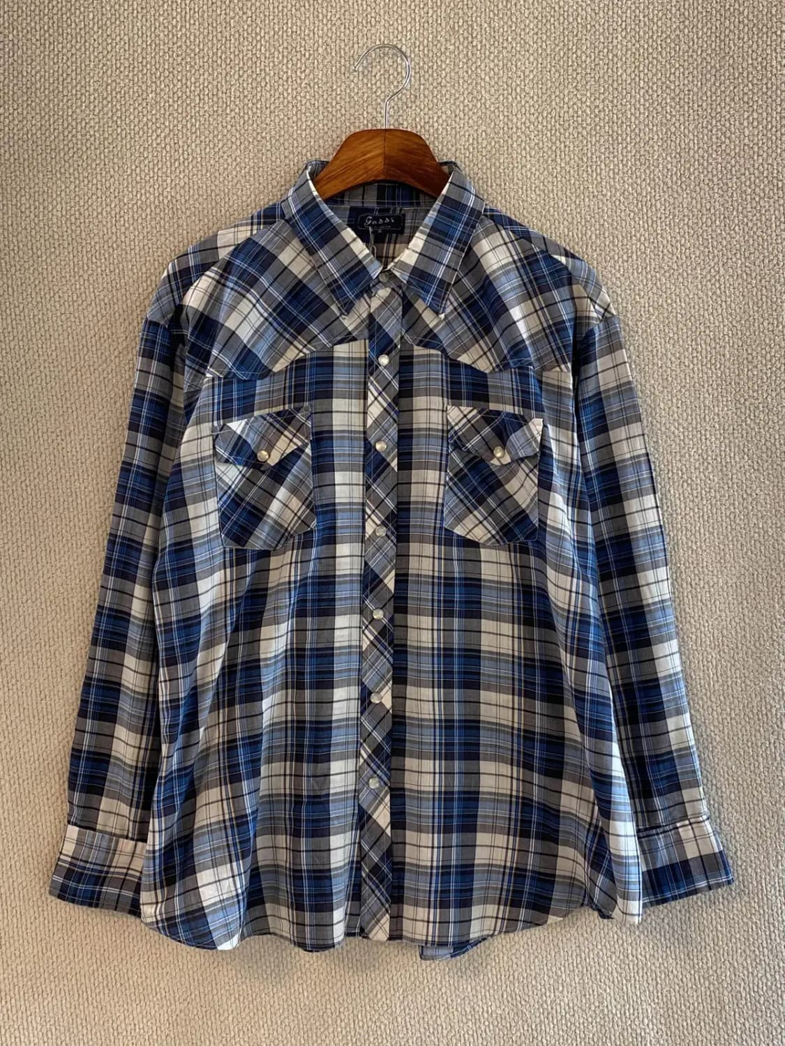 랭글러 체크 셔츠 (Man 2XL) B1911 상품이미지2