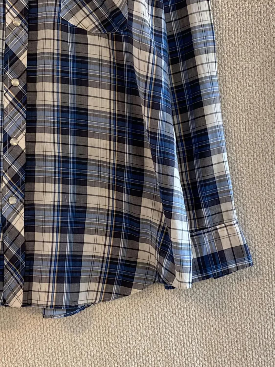 랭글러 체크 셔츠 (Man 2XL) B1911 상품이미지4