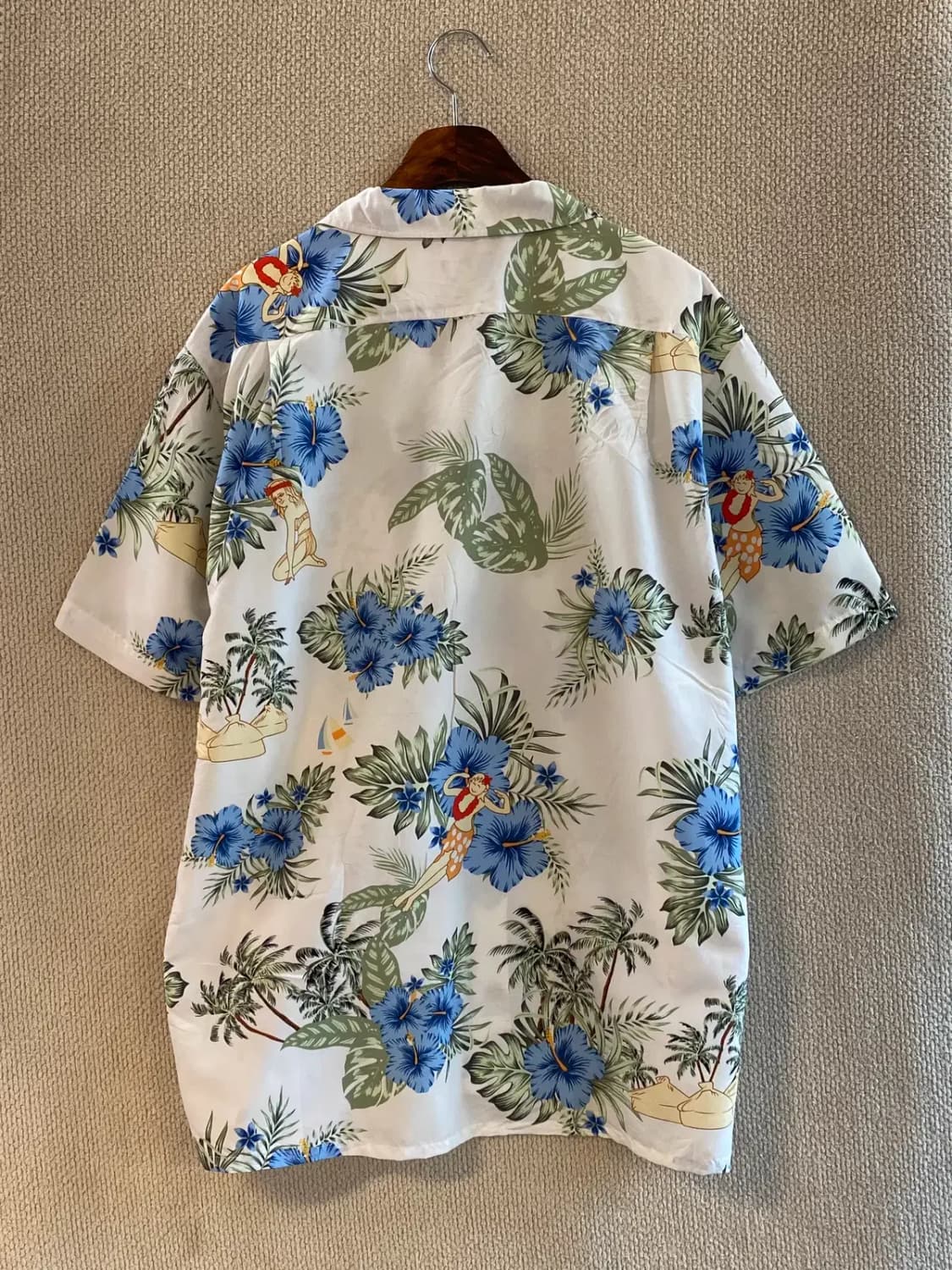 하와이안 1/2 셔츠 (Man 2XL) B1939 상품이미지5