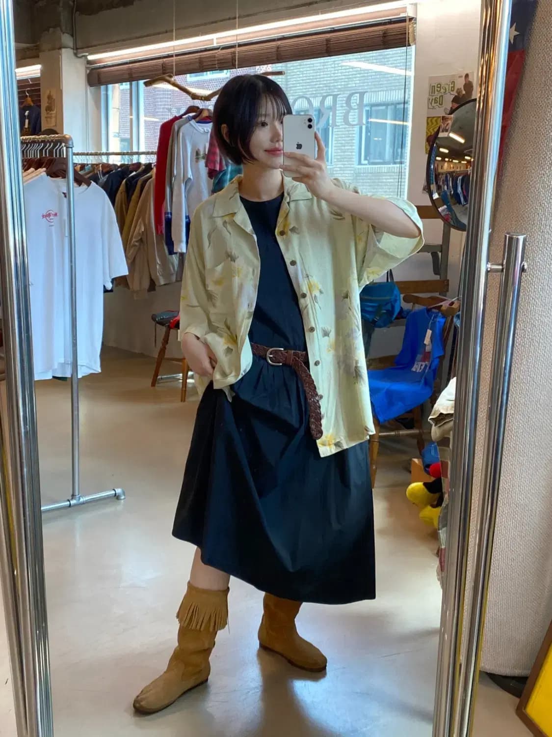 하와이안 1/2 셔츠 (Man 2XL) B1958 상품이미지1