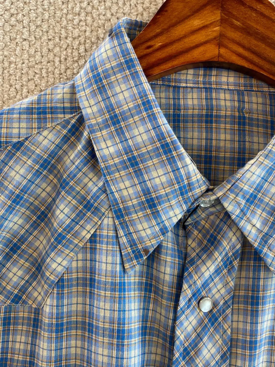 랭글러 체크 셔츠 (Man L) B1949 상품이미지10