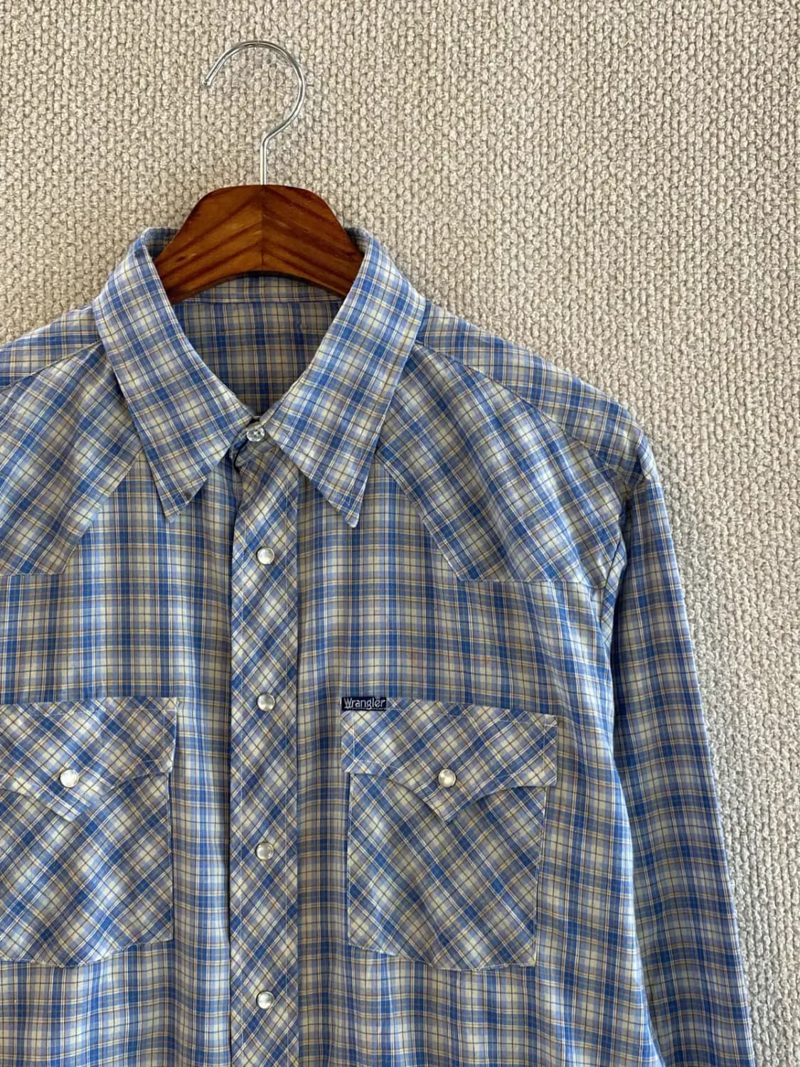 랭글러 체크 셔츠 (Man L) B1949 상품이미지5