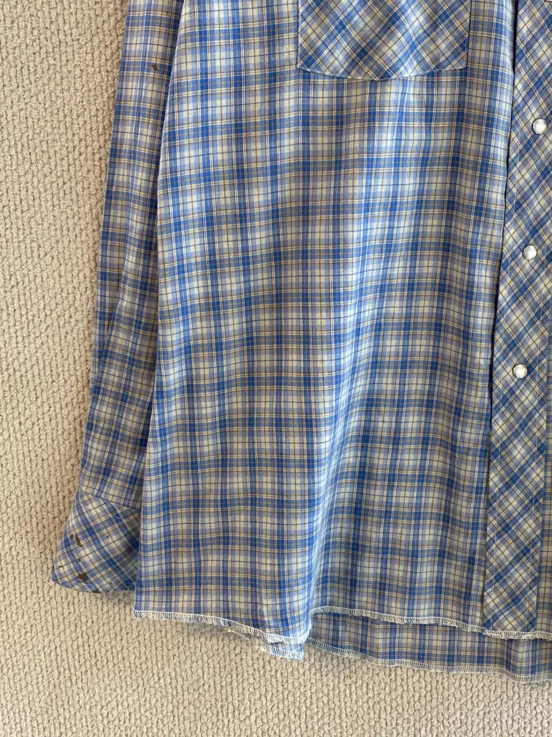 랭글러 체크 셔츠 (Man L) B1949 상품이미지6