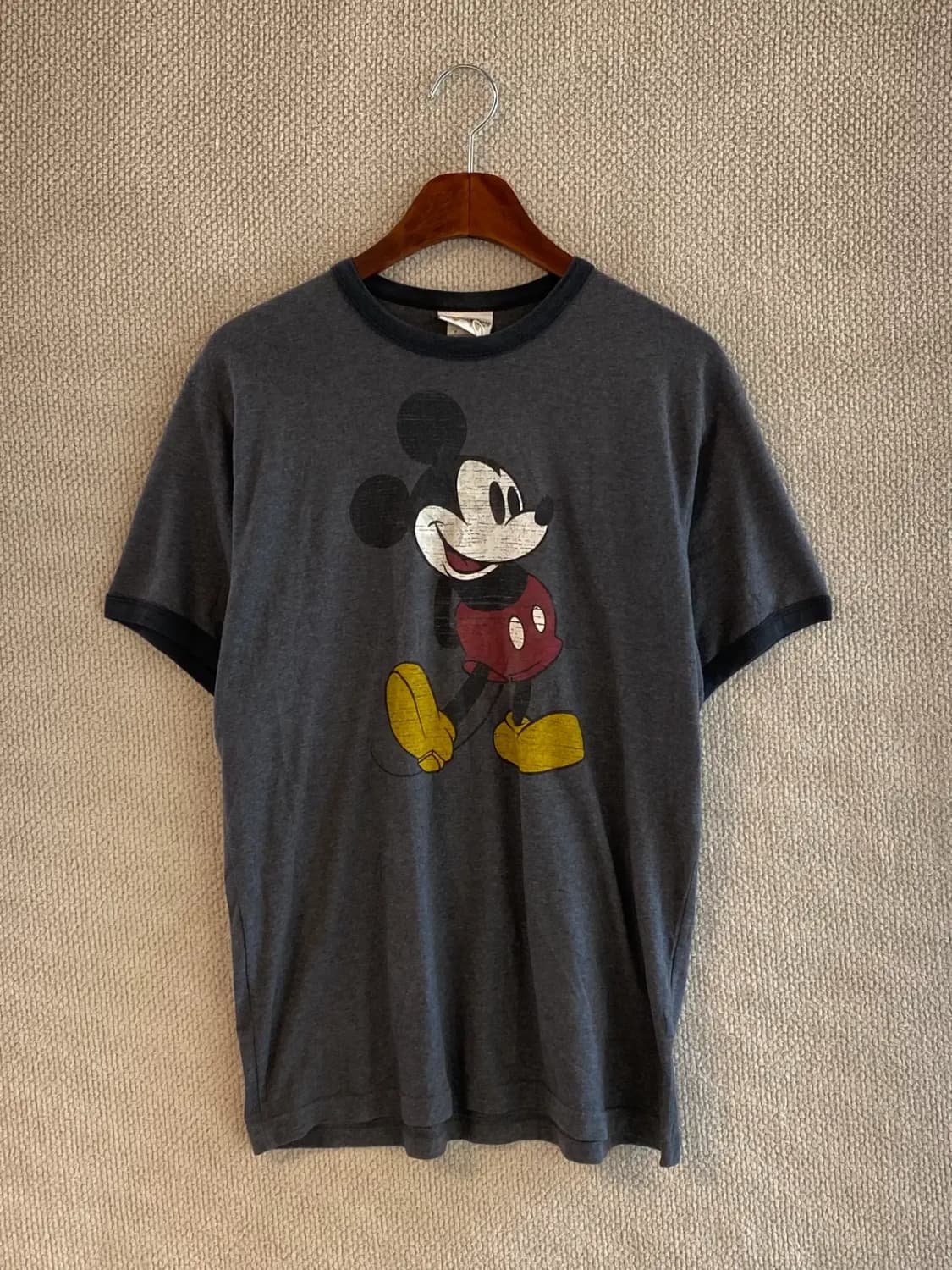 디즈니 미키 1/2 링거 티셔츠 (Man M) B1947 상품이미지2