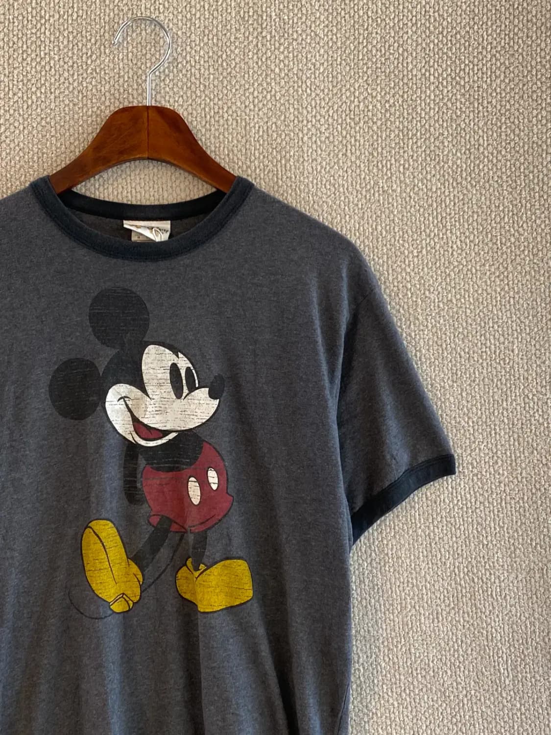 디즈니 미키 1/2 링거 티셔츠 (Man M) B1947 상품이미지3