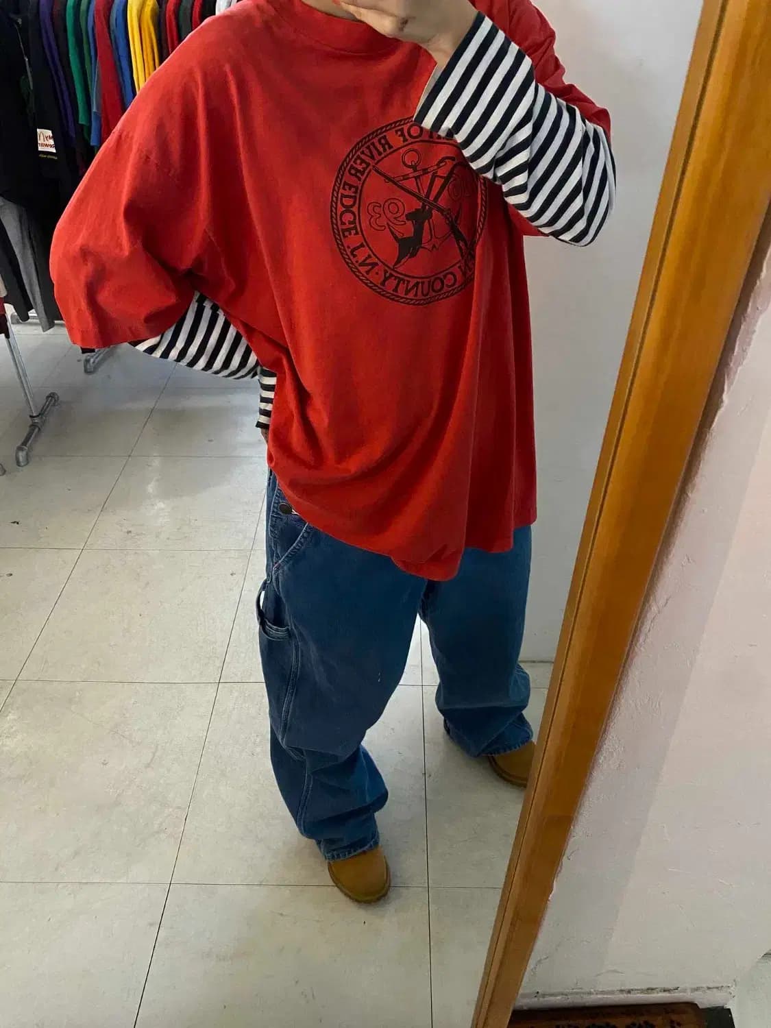 Hanes 반팔 티셔츠 Made in USA, 50 / 50 (Man 2 상품이미지1