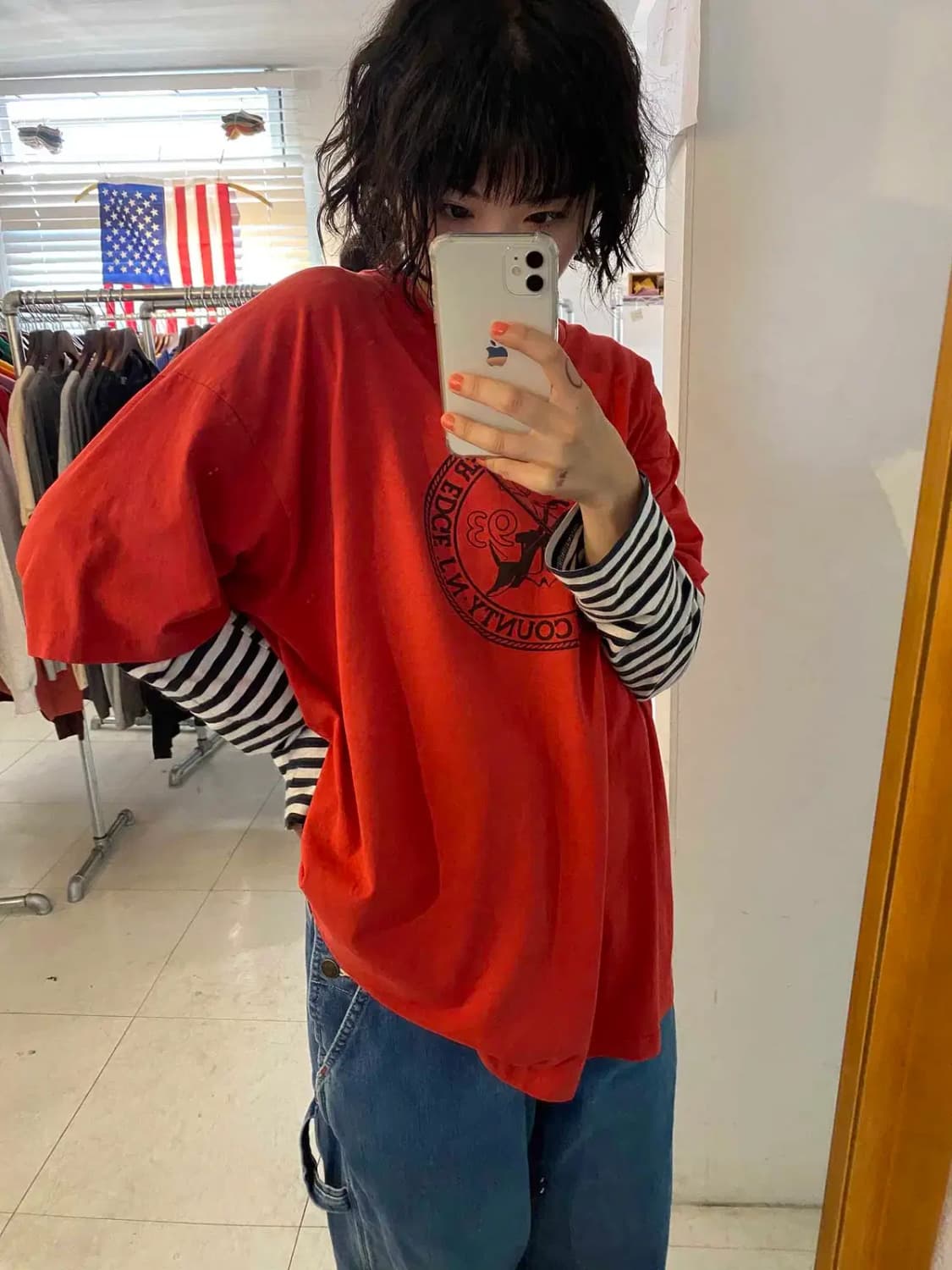 Hanes 반팔 티셔츠 Made in USA, 50 / 50 (Man 2 상품이미지2