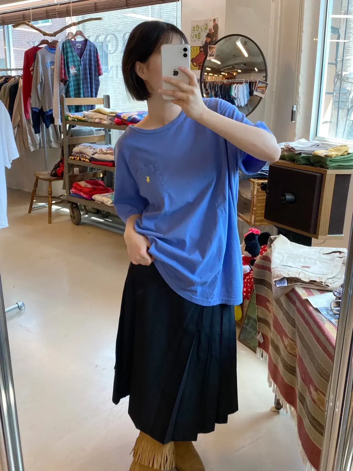 폴로 랄프로렌 포켓 1/2 셔츠 (Man 2XL) B1964 상품이미지2