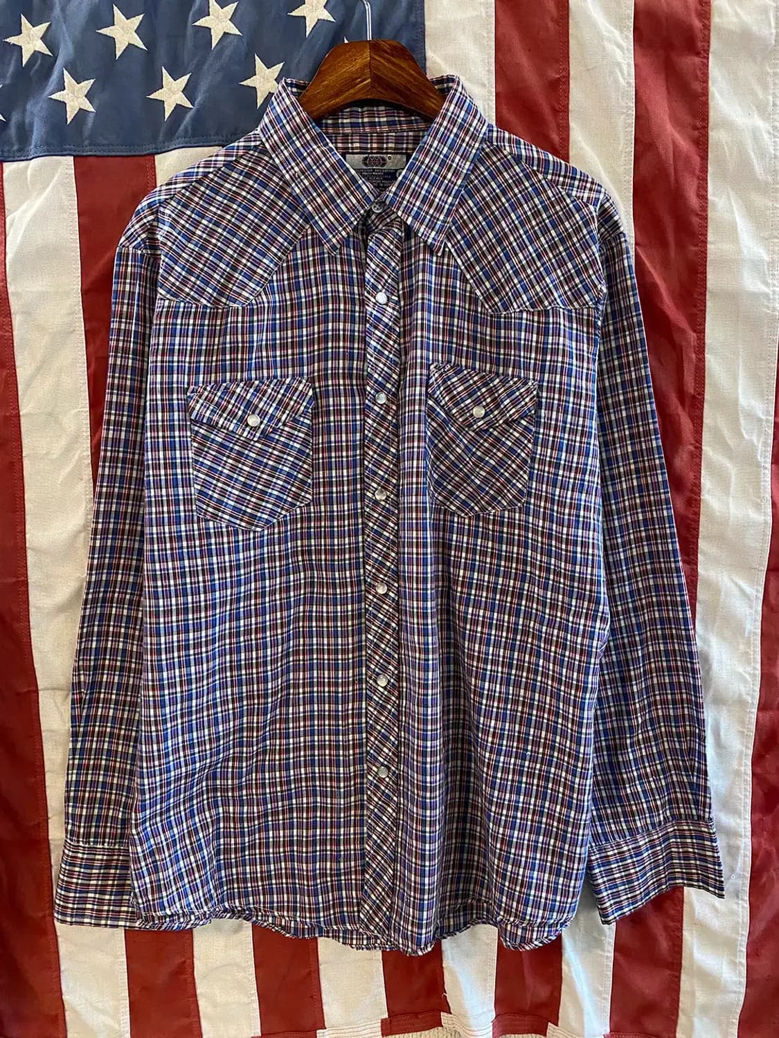 빈티지 체크셔츠 (Man XL) B1983 상품이미지2