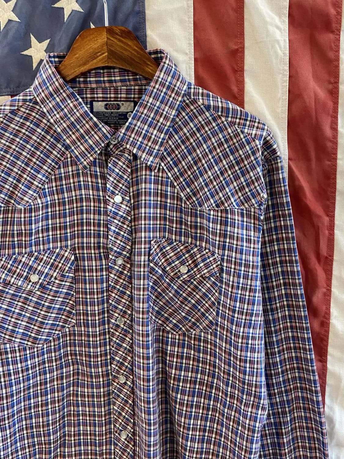 빈티지 체크셔츠 (Man XL) B1983 상품이미지3