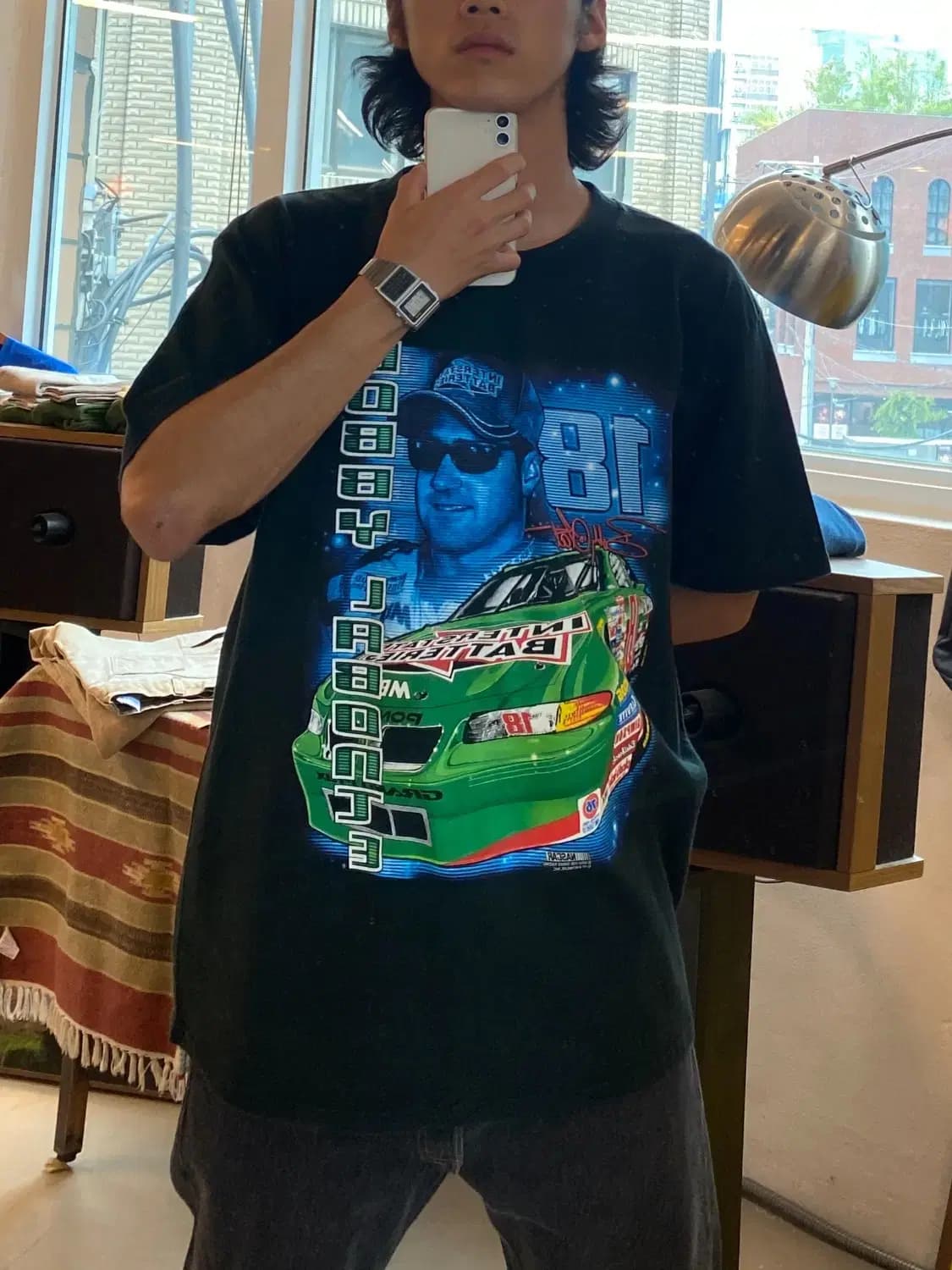 빈티지 프린팅 1/2 티셔츠 (Man 2XL) B1981 상품이미지1