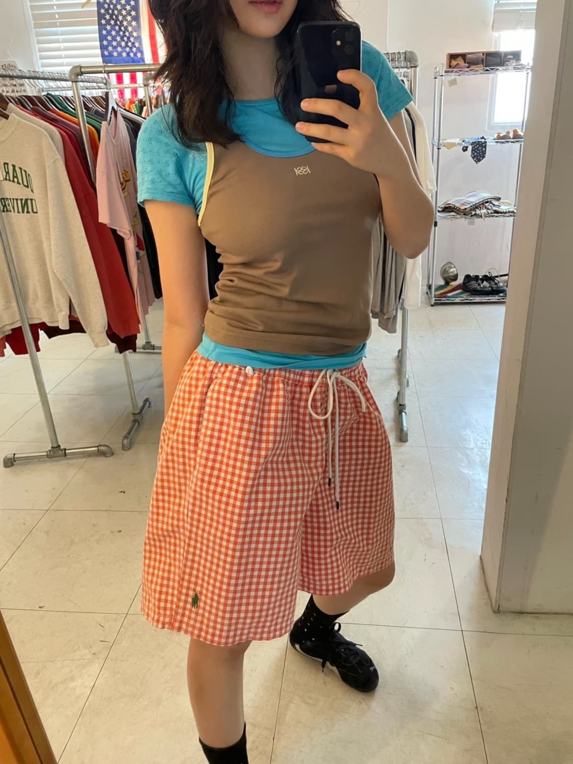 폴로랄프로렌 체크 숏팬츠 (33) 13680 상품이미지1