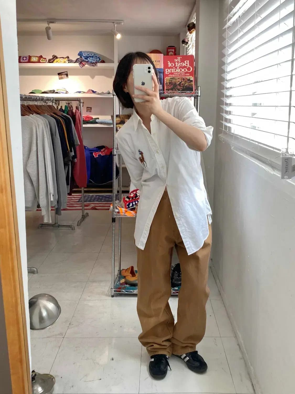 폴로 랄프로렌 솔리드 빅포니 셔츠 (Man M) R06 상품이미지1