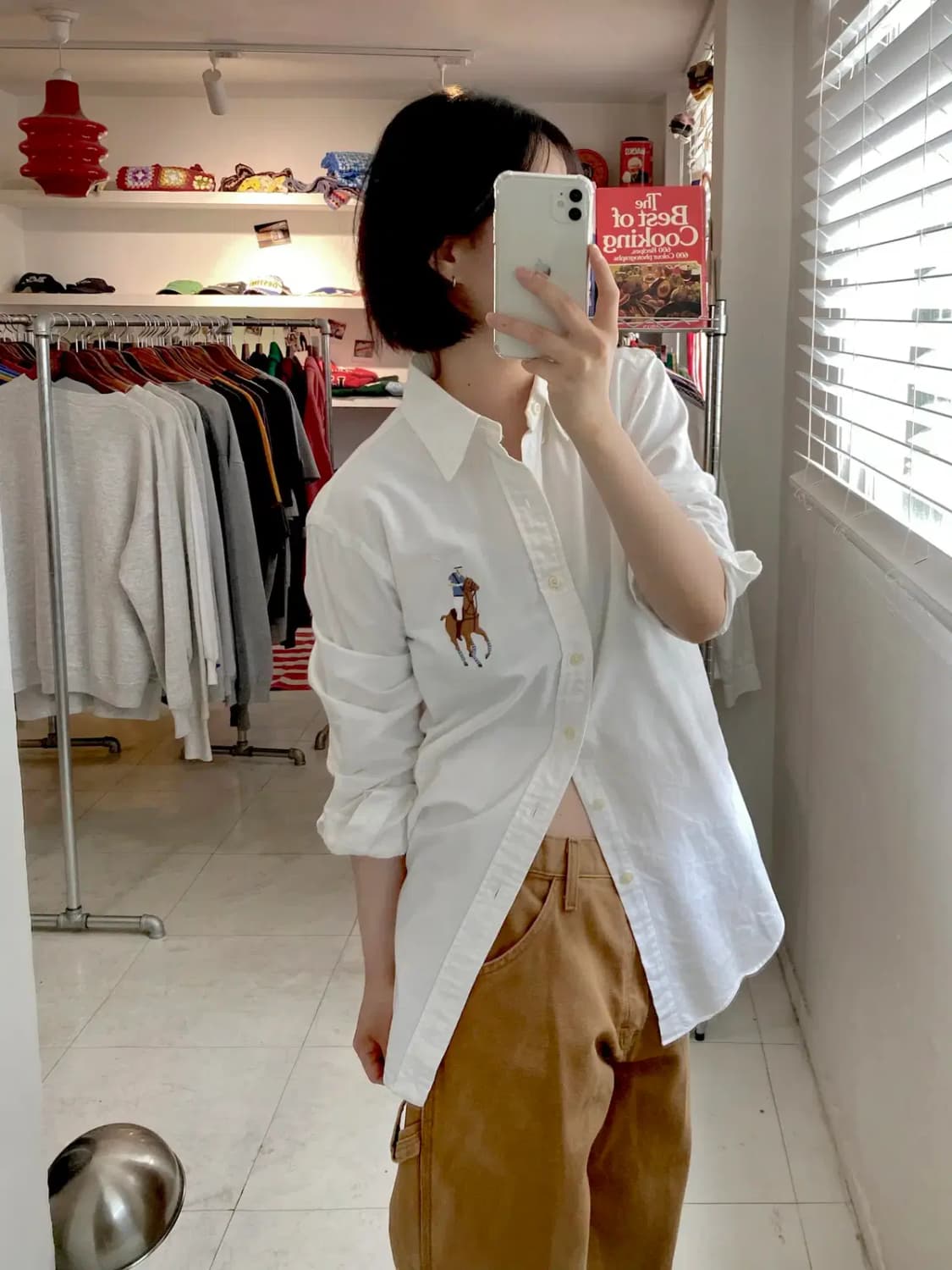 폴로 랄프로렌 솔리드 빅포니 셔츠 (Man M) R06 상품이미지2