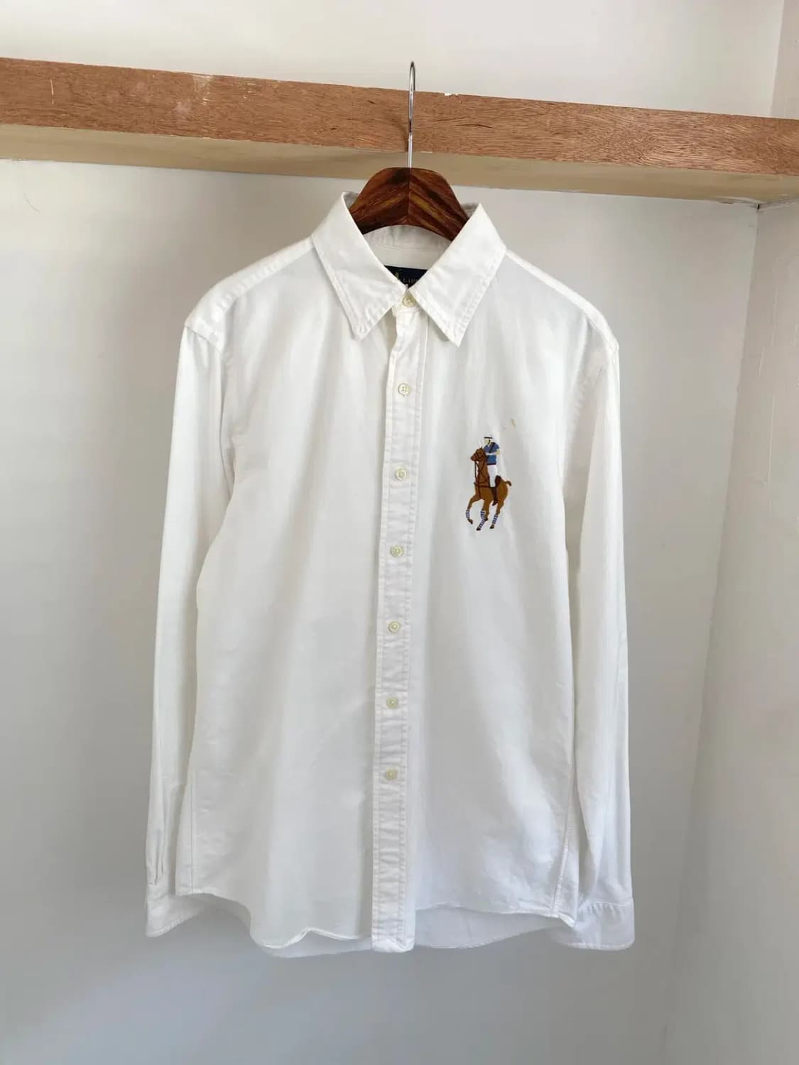 폴로 랄프로렌 솔리드 빅포니 셔츠 (Man M) R06 상품이미지3